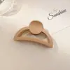 Grampo de Tubarão Grande Estilo Maillard de Alta Qualidade para Verão, Adequado para Cabelos Grossos, Acessório de Cabelo com Garra de Pelúcia para Mulheres