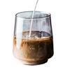 Copo de café de vidro prático, balança de vidro resistente ao calor para uso doméstico, xícara de café cappuccino, xícara de café para beber água