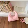 Super popular bolsa pequena de bolinhas pretas para mulheres, novo modelo de verão 2026, bolsa transversal de luxo leve de nicho, bolsa crescente requintada