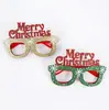 Nuevas gafas decorativas navideñas, juguetes para niños y adultos, artículos de regalo, gafas creativas con astas de Papá Noel y muñeco de nieve.