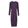 Vestido ajustado de moda de estilo europeo y americano para mujer, estilo americano, otoño e invierno, nuevo, sexy, de manga larga dividida para chica
