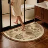 Alfombrilla de Piso Retro para Baño, Absorbente de Agua para Ducha, Resistente a la Suciedad, Antideslizante, Se Puede Cortar, Secado Rápido, Resistente al Desgaste, Alfombrilla de Piso de Tierra de Diatomeas