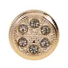 Botões Pequenos de Plástico Estilo Chanel com Strass Versáteis para Suéteres, Cardigãs, Camisas de Chiffon, Botões de Manga e Colarinho, Camisas, Vestidos, Botões Decorativos