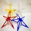 Suministros Decorativos para Celebración de Cumpleaños, Montaje de Escena en Centro Comercial, Pieza de PVC Estéreo Colgante de Estrella, Estrella de Cinco Puntas Cortada con Láser