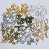 Accesorios de aleación para bricolaje, 10 colgantes de alas de ángel multicolores, collar, pulsera, accesorios de joyería al por mayor
