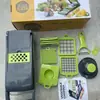 Cortador de Legumes para Cozinha, Ferramenta Multifuncional para Ralar e Picar, Antibacteriano e Resistente a Mofo