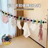 Tendedero portátil para viajes, herramienta para secar ropa de hotel, cuerda para colgar ropa para viajes y viajes de negocios, banda elástica con pinzas, perchero portátil