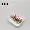 Egret Fly Atacado Luya Hélice Modificada Fly Bait Fly Bionic Isca Falsa Branco Strip Bass
