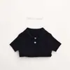Polo Clásico~Algodón Puro Amigable con la Piel~Estilo Primavera y Verano~Tops de Punto de Manga Corta para Niños