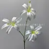 3 Cabezas de Lirios Dorados sin Hojas, Pared de Flores Artificiales para Bodas, Decoración Suave para Arreglos de Piso, Arreglos Florales para Campos Deportivos, Decoraciones de Escaleras y Sets de Fotografía