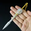 Funda de Juego Arma Personalizada Modelo Juguete 15cm Espada Escudo Nueve Leones Artesanía Metálica Adornos Juguetes para Niños