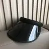 Chapéu de sol retrátil com topo vazio estilo coreano para mulheres, chapéu de sol de verão para homens, para uso externo, praia, com função UV