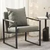 Sofá Perezoso para Uso en Casa, Sillón Sofá para Balcón de Dormitorio, Silla para Área de Descanso, Recepción y Negociación, Silla con Respaldo para Sala de Apartamento Pequeño