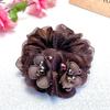 Diadema para Madre de Mediana Edad, Lazo Doble de Malla para Niña de las Flores, Goma Elástica, Lazo para el Cabello de Intestino Grueso, Lazo para el Cabello de Gama Alta