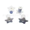 Pasamuros de Cable de Antena de 5/8 de Pulgada 16 mm Enchufe Pasamuros de Pared Enchufe de Pared de Goma Funda Protectora Roscada