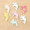 Accesorios de Material de Delfín Funda para Teléfono Móvil Zapatos con Agujero DIY Parche Marino Accesorios de Resina Cabezal de Pegamento Crema Accesorios para el Cabello