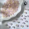 Sino de Vento Flor Lírio-do-Vale Suporte para Flor Trombeta de Flor Materiais para Fazer Grampo de Cabelo DIY Artesanal Brinco Estilo Antigo