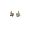 Colgante de trébol de cuatro hojas con diamantes completos, estilo vintage, resistente, colgante de circonita cúbica colorida, accesorios para collar y pulsera DIY, lujo ligero, flor tachonada de diamantes