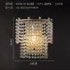 Lámpara de Pared de Cristal de Lujo Ligero para Dormitorio Principal junto a la Cama, Sala de Estar de Hotel Villa Iluminación Creativa para Pared de Fondo de TV y Sofá