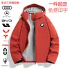 Chaqueta de trabajo soft shell suave con capucha para hombre y mujer, logo personalizado de la tienda 4S, abrigo de trabajo, chaqueta cortavientos y cálida para primavera y otoño