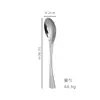 Colher de Jantar Kayah de Aço Inoxidável Colher de Comer Doméstica Colher Criativa Cauda de Peixe Colher para Sobremesa Ocidental Colher de Melancia