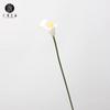 Flor artificial directa de fábrica, PU, media luna, cala, tacto real, diseño floral, decoración, arreglo floral, material único a juego