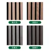 Paneles Acústicos de Fibra de Poliéster con Tiras de Madera Paneles Decorativos Insonorizados de MDF Rejilla de Algodón Acústico Materiales Acústicos para Salas de KTV y Conferencias