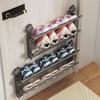 Estante para Chanclas de Baño Estante de Almacenamiento para Baño Montado en Pared sin Perforaciones Estante de Almacenamiento para Toallas de Baño Inodoro Zapatos