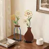 Adorno de Florero Creativo de Hierro Forjado, Decoración de Flores de Mesa, Ambiente para Sala de Estar, Dormitorio, Entrada, Artesanía para Decoración del Hogar