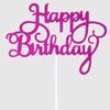 Paquete Grande de 10 Piezas, Nuevos Toppers Decorativos para Pasteles, Banderines Creativos, Inserts de Tarjeta con Brillo de Feliz Cumpleaños, Fabricante