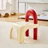 Nuevo Modelo 2026 Taburete Pequeño de Plástico para Uso en Casa, Taburete Dopamina para Niños con Respaldo Circular Engrosado Antideslizante, Taburete Portátil para Baño