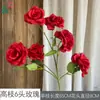 Rosas de 6 Cabezas de Rama Alta, Flores de Platycodon, Decoración de Arco de Boda, Arreglos Florales, Flores Artificiales, Fotógrafos Toman Fotos y Arreglan Flores Artificiales