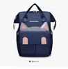 Bolsa de Mamá Zuoxun con Orejas de Gato de Dibujos Animados, Mochila Doble para Viajes de Madre y Bebé, Bolsa de Mamá de Tela Oxford, Bolsa de Pañales