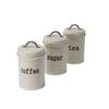 Latas de Té Americanas Latas de Hierro Latas Redondas de Metal Lata Latas de Almacenamiento de Café Latas de Hierro