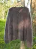 Cárdigan de punto para mujer 100% cachemir puro, de un solo pecho, tejido de ochos, cuello redondo, cepillado, corte holgado, adelgazante, abrigo grueso