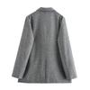 Chaqueta de traje de espiguilla holgada y delgada de moda nueva para mujer de estilo europeo y americano transfronterizo al por mayor para combinar con todo