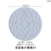 Molde de Resina de Cristal DIY Amapola Decoración del Hogar Posavasos Mandala Molde de Silicona Venta al por Mayor en Stock