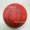 Anel de Superfície de Pedra Semicírculo Sintético de 40mm Joias DIY Contas Soltas Incrustadas com Contas Materiais Decorativos