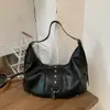 Cross2026 Otoño Nuevo Retro Diseño de Nicho Moda Remache Mujer Gran Capacidad Bolso de Hombro Cruzado Bolso de Axila