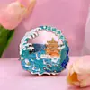 Ímãs de Geladeira de Yunnan, Presentes Culturais e Criativos de Areia Movediça de Metal, Souvenirs de Edifícios Marcantes de Kunming, Dali, Lijiang, Shangri-La