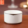 Conjunto de louça de porcelana fina para hotel com borda dourada, conjunto de quatro peças para restaurantes e salas de jantar, louça impressa estilo chinês