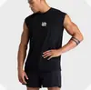 Camiseta sin mangas de hombros anchos para hombre Amazon Transfronterizo Chaleco Deportivo Chaleco Holgado para Fitness Chaleco de Secado Rápido para Hombre de Verano
