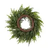 Corona de Navidad Nueva para Puerta Principal, Pared, Hogar, Fiesta, Decoración de Fiesta, Corona de Decoración Navideña de Ratán, Temu Transfronterizo