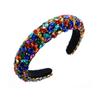 Diademas Europeas y Americanas Transfronterizas para Mujer Nuevo Diademas de Industria Pesada Elementos de Carnaval Diamante Completo Esponja Ala Ancha Accesorios para el Cabello Barrocos