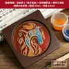 Posavasos de Esmalte Cloisonné Materiales Hechos a Mano para DIY Base Electrónica de Cloisonné Artesanía Tradicional Obras de Arte Tarea Regalo para Team Building