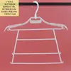 Cabides de Plástico para Roupas Infantis Coreanas Cabides para Roupas de Peça Única e Calças Infantis Ganchos de Exibição para Lojas de Roupas Infantis Podem Ser Rotacionados