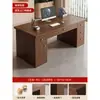 Mesa de computador de mesa, escrivaninha para quarto, escrivaninha para home office, design simples e moderno, escrivaninha fácil de montar com gavetas