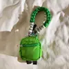 Nueva Mini Mochila Escolar Rosa Pequeña Creativa Colgante para Teléfono Móvil Bolso Colgante Portátil Colgante para Cubierta de Auriculares Universal para Teléfono Móvil