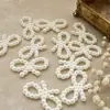 Accesorios DIY Parche de Lazo Pequeño de Perla de Imitación 18mm Materiales de Repuesto Hechos a Mano Accesorios para Fundas de Teléfono Venta al por Mayor del Fabricante