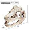 Decoración de pecera de acuario, dinosaurio, árbol, oruga, caja, resina, cráneo, dinosaurio fósil, oruga, simulación, Triceratops
